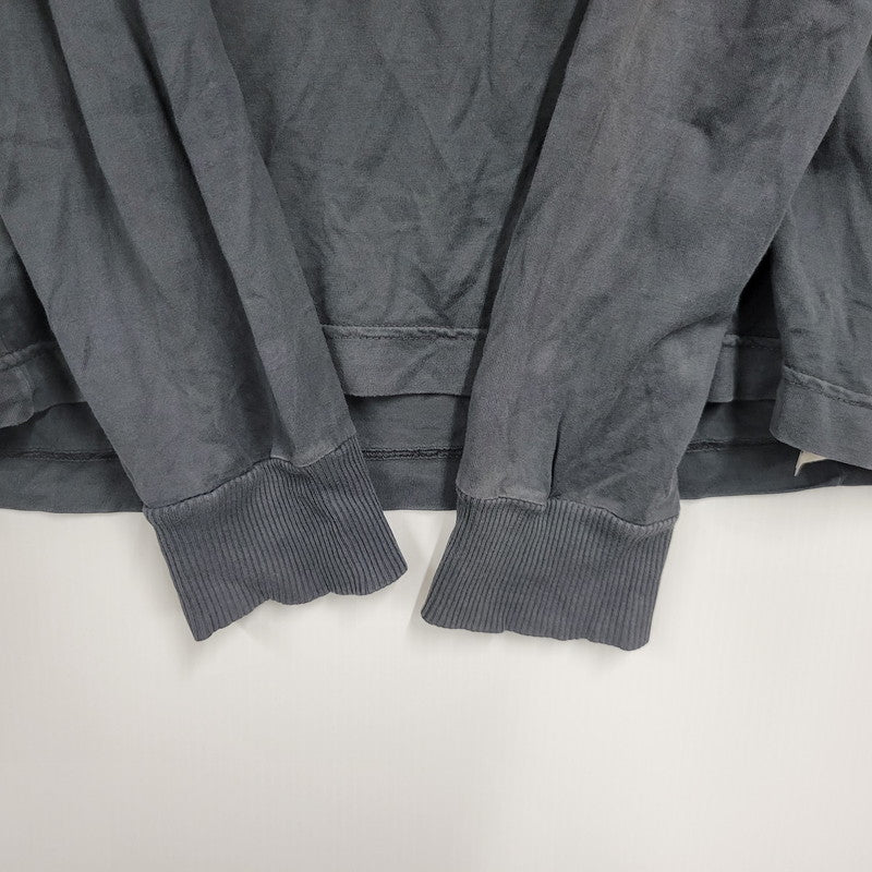 【中古品】【メンズ】 DOLCE＆GABBANA ドルチェアンドガッバーナ MILITARY PATCH LS TEE ミリタリー パッチ ロングスリーブ Tシャツ トップス 長袖 141-260731-cs-12-izu サイズ：50 カラー：チャコール 万代Net店