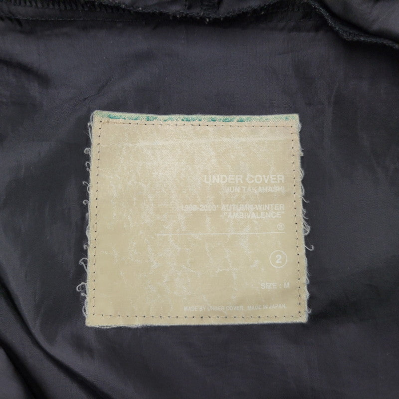 【中古品】【メンズ】 UNDERCOVER アンダーカバー AMBIVALENCE期 アンビバレンス期 1999-2000 AW NYLON ANORAK JACKET ナイロン アノラック ジャケット アウター 140-260731-cs-14-izu サイズ：M カラー：ブラック 万代Net店