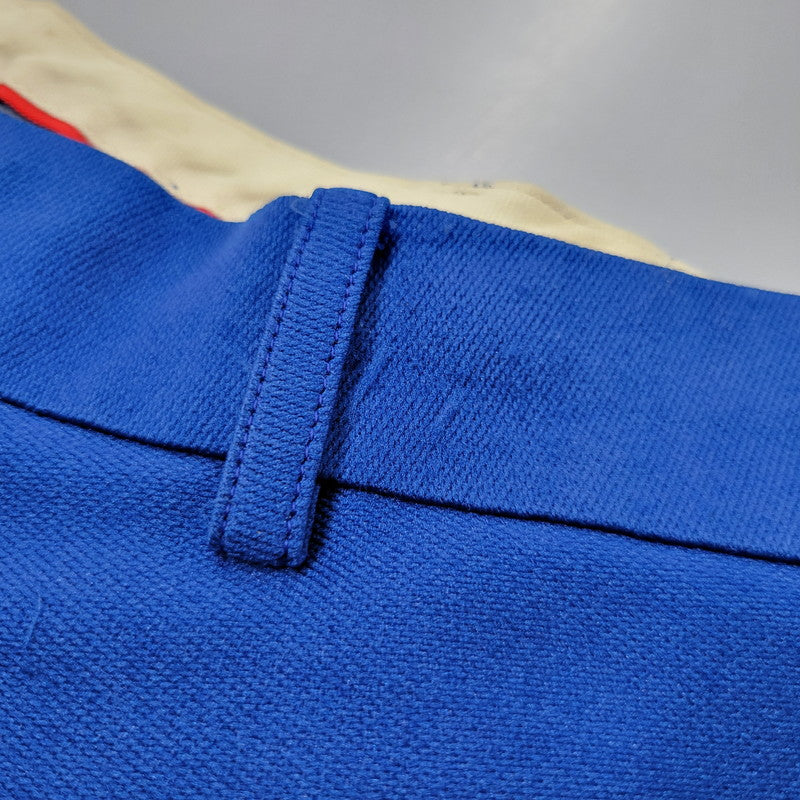 【中古品】【メンズ】 UNDERCOVER アンダーカバー ゲバラ期 98SS HALF PANTS ハーフ パンツ ボトムス ズボン 151-260731-cs-16-izu サイズ：M カラー：ブルー 万代Net店