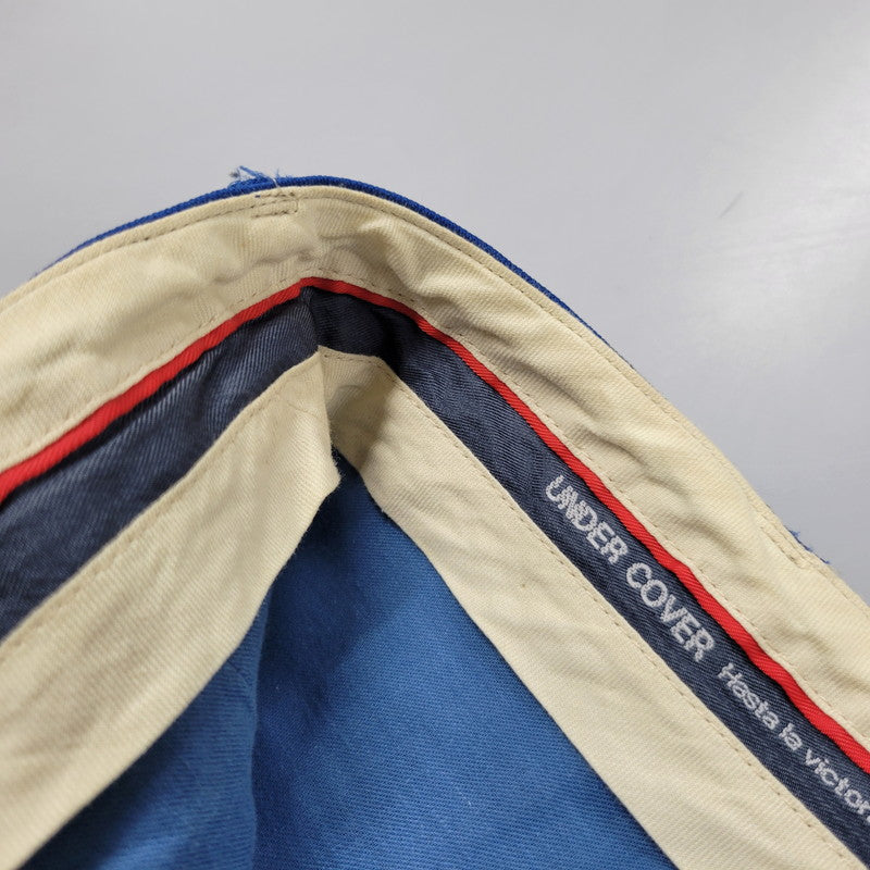 【中古品】【メンズ】 UNDERCOVER アンダーカバー ゲバラ期 98SS HALF PANTS ハーフ パンツ ボトムス ズボン 151-260731-cs-16-izu サイズ：M カラー：ブルー 万代Net店
