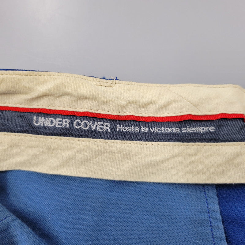 【中古品】【メンズ】 UNDERCOVER アンダーカバー ゲバラ期 98SS HALF PANTS ハーフ パンツ ボトムス ズボン 151-260731-cs-16-izu サイズ：M カラー：ブルー 万代Net店
