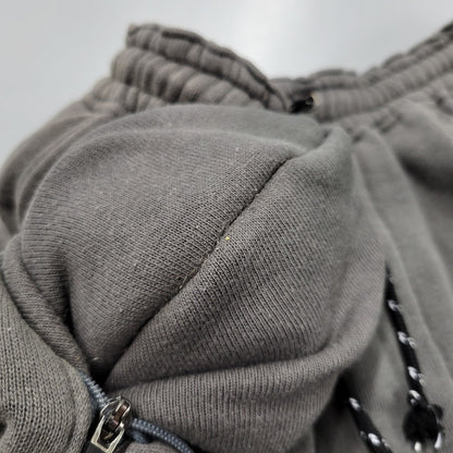 【中古品】【メンズ】 UNDERCOVER アンダーカバー Z209-2 CHAOTIC DISCORD期 カオティックディスコード期 01SS SWEAT BIKER HALF PANTS スウェット バイカー ハーフ パンツ ボトムス ズボン 151-260731-cs-15-izu サイズ：M カラー：グレー 万代Net店
