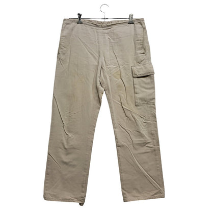 【現状渡し品】【メンズ】 HELMUT LANG ヘルムートラング 本人期 98-99 COTTON EASY CARGO PANTS コットン イージー カーゴ パンツ ボトムス ズボン 152-260731-cs-18-izu サイズ：46 カラー：ベージュ 万代Net店