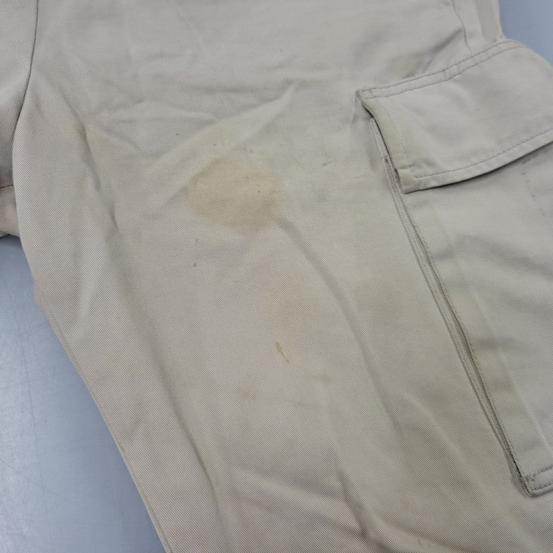 【現状渡し品】【メンズ】 HELMUT LANG ヘルムートラング 本人期 98-99 COTTON EASY CARGO PANTS コットン イージー カーゴ パンツ ボトムス ズボン 152-260731-cs-18-izu サイズ：46 カラー：ベージュ 万代Net店