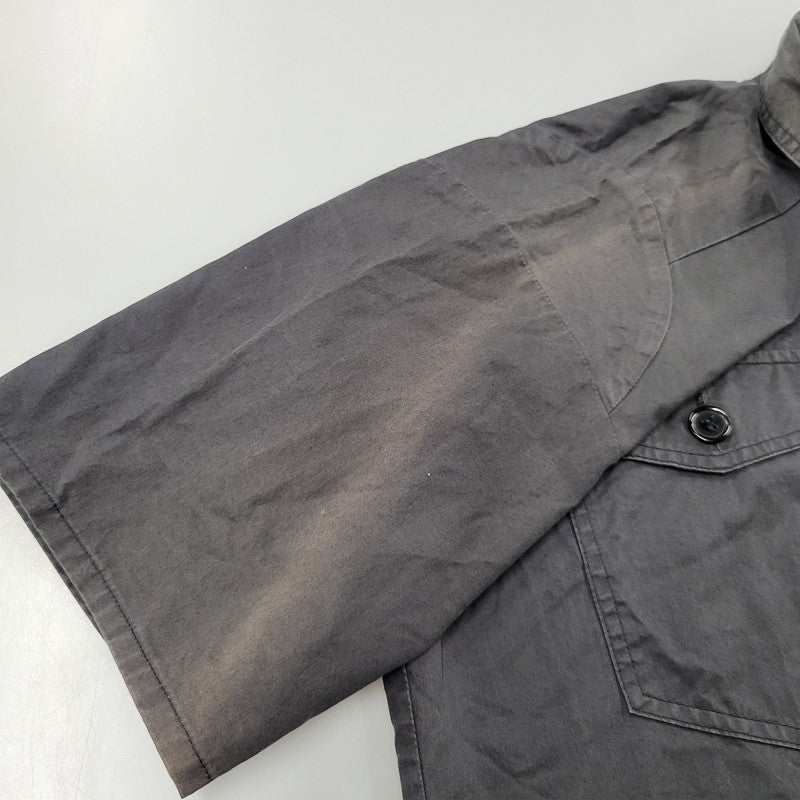 【現状渡し品】【メンズ】 UNDERCOVER アンダーカバー RELIEF期 レリーフ期 99SS HALF ZIP SS SHIRT ハーフ ジップ ショートスリーブ シャツ トップス 半袖 140-260731-cs-13-izu サイズ：M カラー：ブラック 万代Net店