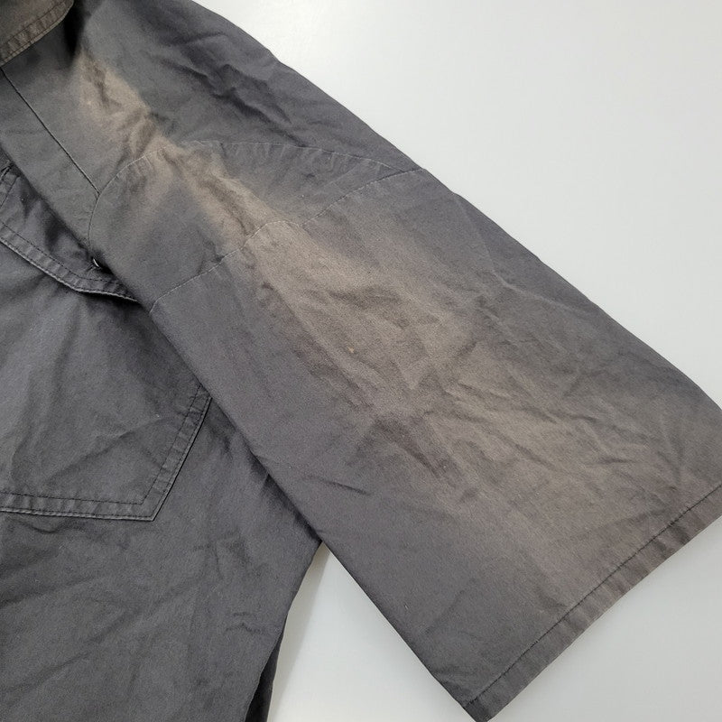 【現状渡し品】【メンズ】 UNDERCOVER アンダーカバー RELIEF期 レリーフ期 99SS HALF ZIP SS SHIRT ハーフ ジップ ショートスリーブ シャツ トップス 半袖 140-260731-cs-13-izu サイズ：M カラー：ブラック 万代Net店