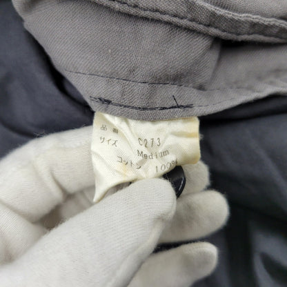【現状渡し品】【メンズ】 UNDERCOVER アンダーカバー RELIEF期 レリーフ期 99SS HALF ZIP SS SHIRT ハーフ ジップ ショートスリーブ シャツ トップス 半袖 140-260731-cs-13-izu サイズ：M カラー：ブラック 万代Net店