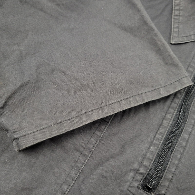 【現状渡し品】【メンズ】 UNDERCOVER アンダーカバー RELIEF期 レリーフ期 99SS HALF ZIP SS SHIRT ハーフ ジップ ショートスリーブ シャツ トップス 半袖 140-260731-cs-13-izu サイズ：M カラー：ブラック 万代Net店