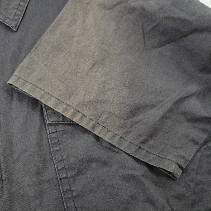 【現状渡し品】【メンズ】 UNDERCOVER アンダーカバー RELIEF期 レリーフ期 99SS HALF ZIP SS SHIRT ハーフ ジップ ショートスリーブ シャツ トップス 半袖 140-260731-cs-13-izu サイズ：M カラー：ブラック 万代Net店
