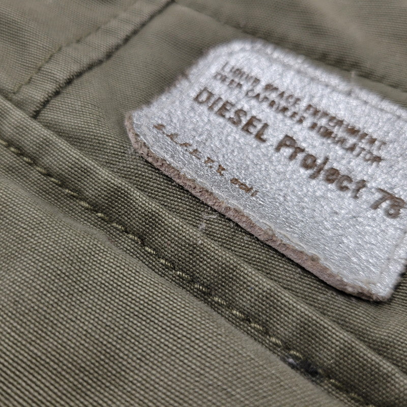 【中古品】【メンズ】 DIESEL ディーゼル PROJECT プロジェクト 78 LIQUID SPACE EXPERIMENT CARGO PANTS リキッド スペース エクスペリメント カーゴ パンツ ズボン ボトムス 152-260802-ya-07-izu サイズ：31 カラー：カーキ 万代Net店