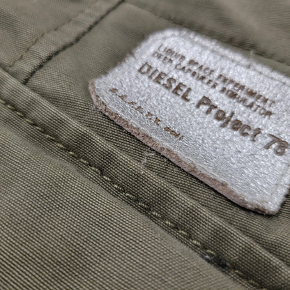 【中古品】【メンズ】 DIESEL ディーゼル PROJECT プロジェクト 78 LIQUID SPACE EXPERIMENT CARGO PANTS リキッド スペース エクスペリメント カーゴ パンツ ズボン ボトムス 152-260802-ya-07-izu サイズ：31 カラー：カーキ 万代Net店
