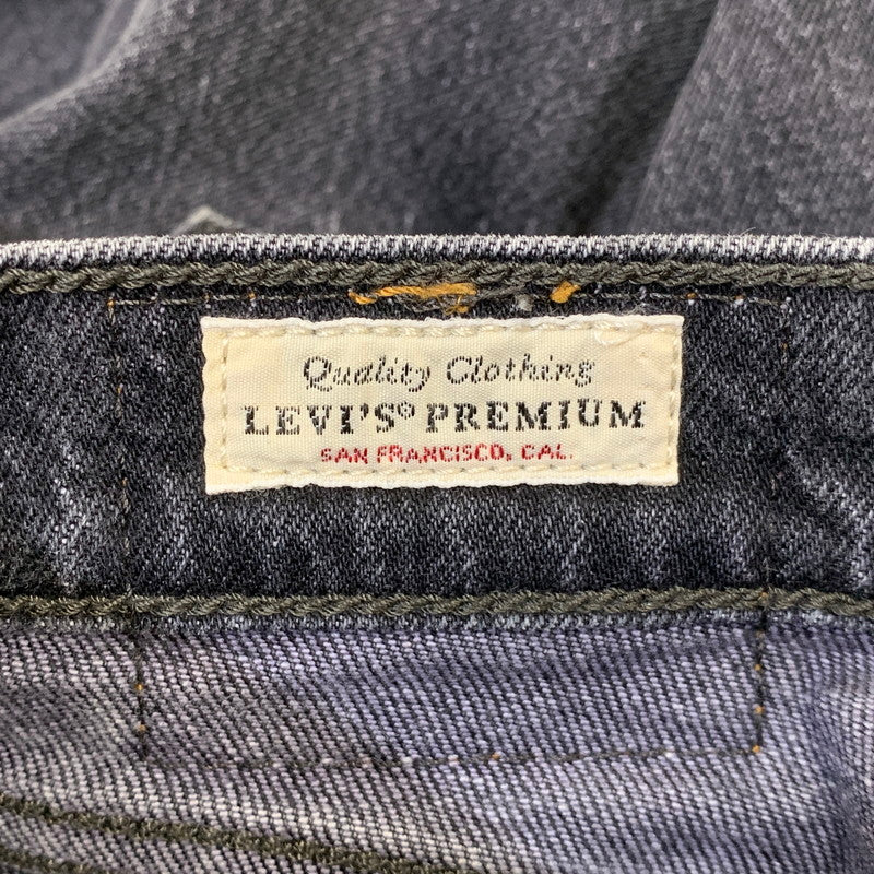 【中古品】【メンズ】 LEVI'S PREMIUM リーバイス プレミアム RIBCAGE STRAIGHT DENIM PANTS PC9-72693-0037 ストレート デニムパンツ ジーンズ ズボン ボトムス 158-260731-ay-06-izu サイズ：29×27 カラー：ブラック 万代Net店