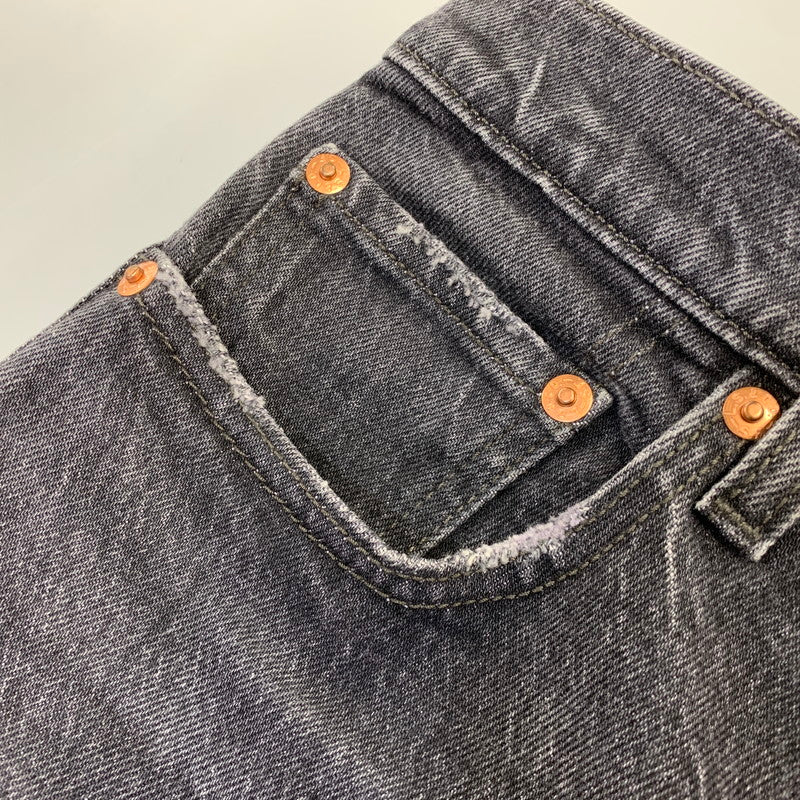 【中古品】【メンズ】 LEVI'S PREMIUM リーバイス プレミアム RIBCAGE STRAIGHT DENIM PANTS PC9-72693-0037 ストレート デニムパンツ ジーンズ ズボン ボトムス 158-260731-ay-06-izu サイズ：29×27 カラー：ブラック 万代Net店