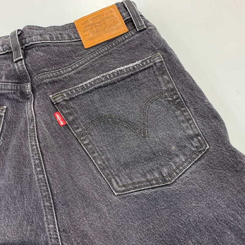 【中古品】【メンズ】 LEVI'S PREMIUM リーバイス プレミアム RIBCAGE STRAIGHT DENIM PANTS PC9-72693-0037 ストレート デニムパンツ ジーンズ ズボン ボトムス 158-260731-ay-06-izu サイズ：29×27 カラー：ブラック 万代Net店