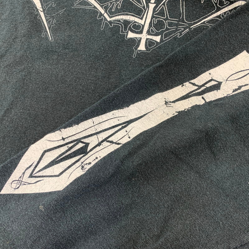 【中古品】【メンズ】 GILDAN ギルダン FOO FIGHTERS UK TOUR 2005 LS TEE ロングスリーブ Tシャツ 長袖 トップス 146-260731-ay-08-izu サイズ：M カラー：ブラック 万代Net店