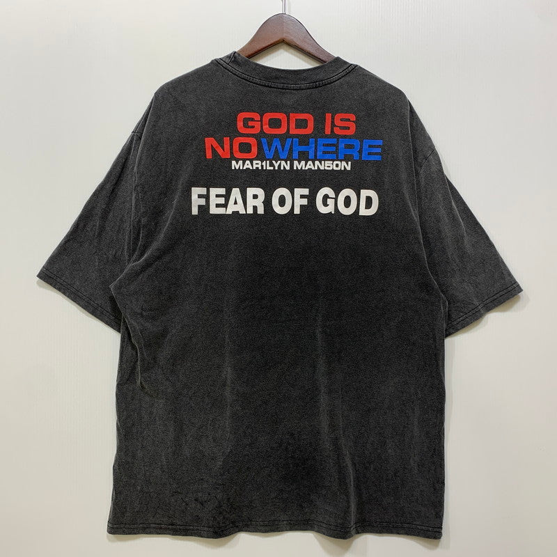 【中古品】【メンズ】 USED MARILYN MANSON SS TEE ショートスリーブ Tシャツ 半袖 146-260801-as-15-izu サイズ：M カラー：グレー 万代Net店