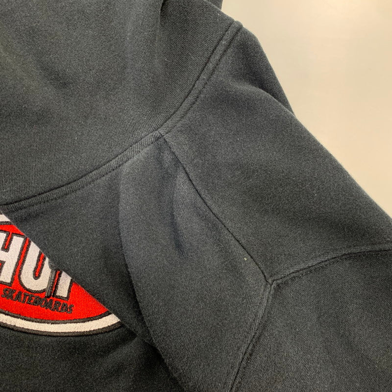 【中古品】【メンズ】 HUF ハフ × REAL SKATEBOARDS リアル スケートボード REAL HUF PULLOVER HOODIE リアル ハフ プルオーバー フーディ パーカー コラボ トップス 142-260731-ay-07-izu サイズ：M カラー：ブラック 万代Net店