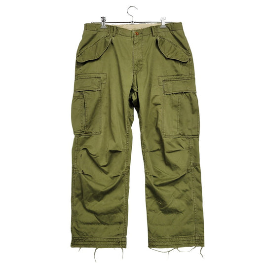 【中古品】【メンズ】 POLO BY RALPH LAUREN ポロバイラルフローレン 90S M-65 ARMY CARGO PANTS アーミー カーゴ パンツ ボトムス ズボン 157-260731-cs-17-izu サイズ：36/30 カラー：カーキ 万代Net店