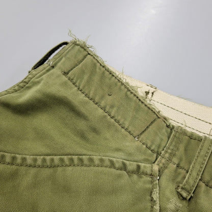 【中古品】【メンズ】 POLO BY RALPH LAUREN ポロバイラルフローレン 90S M-65 ARMY CARGO PANTS アーミー カーゴ パンツ ボトムス ズボン 157-260731-cs-17-izu サイズ：36/30 カラー：カーキ 万代Net店