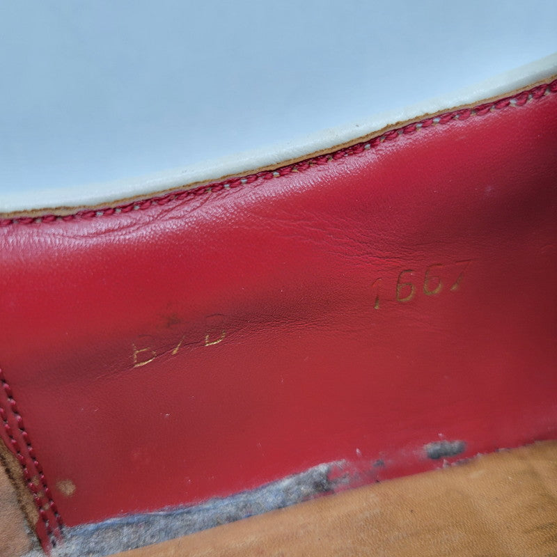 【現状渡し品】【メンズ】 R.J.B アールジェイビー COIN LOAFER 1667 コインローファー シューズ 靴 164-260802-as-12-izu サイズ：6 1/2 カラー：ネイビー×ホワイト 万代Net店