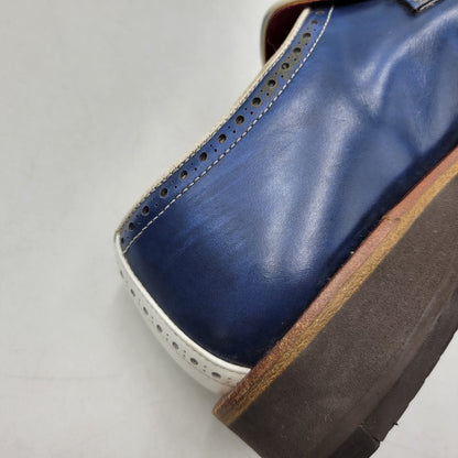 【現状渡し品】【メンズ】 R.J.B アールジェイビー COIN LOAFER 1667 コインローファー シューズ 靴 164-260802-as-12-izu サイズ：6 1/2 カラー：ネイビー×ホワイト 万代Net店