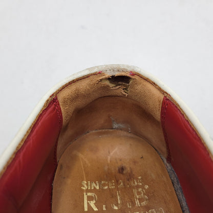 【現状渡し品】【メンズ】 R.J.B アールジェイビー COIN LOAFER 1667 コインローファー シューズ 靴 164-260802-as-12-izu サイズ：6 1/2 カラー：ネイビー×ホワイト 万代Net店
