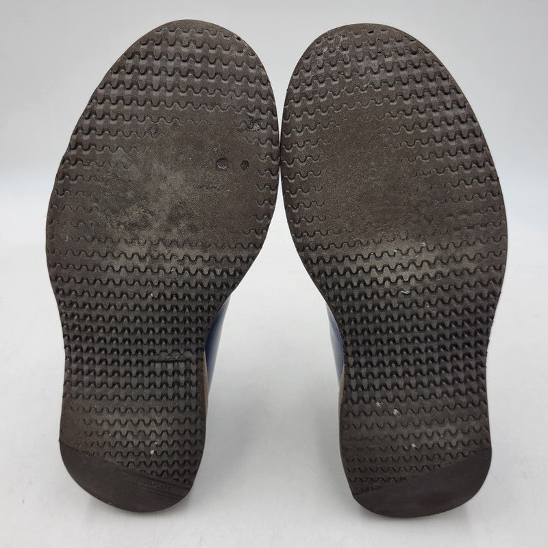 【現状渡し品】【メンズ】 R.J.B アールジェイビー COIN LOAFER 1667 コインローファー シューズ 靴 164-260802-as-12-izu サイズ：6 1/2 カラー：ネイビー×ホワイト 万代Net店