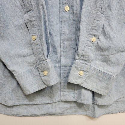 【中古品】【メンズ】 RALPH LAUREN ラルフローレン BLAIRE CHAMBRAY L S SHIRT ブレア シャンブレー ロングスリーブ シャツ トップス 長袖 146-260802-ya-05-izu サイズ：XXL カラー：ブルー 万代Net店