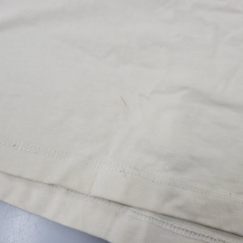 【中古品】【メンズ】 FEAR OF GOD ESSENTIALS フィア オブ ゴッド エッセンシャルズ RUBBER CENTER LOGO ラバー センター ロゴ L S TEE ロングスリーブ Tシャツ トップス 長袖 142-260802-ya-01-izu サイズ：XL カラー：ベージュ 万代Net店