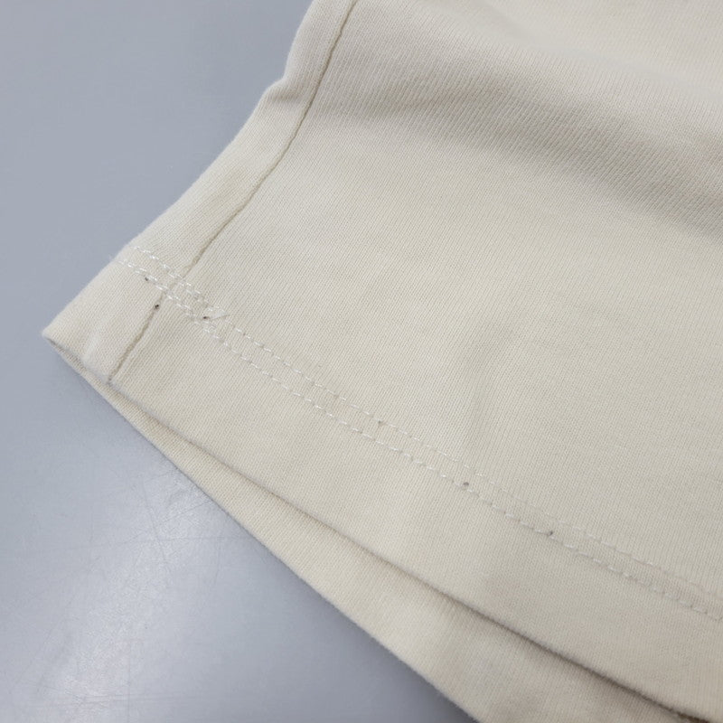 【中古品】【メンズ】 FEAR OF GOD ESSENTIALS フィア オブ ゴッド エッセンシャルズ RUBBER CENTER LOGO ラバー センター ロゴ L S TEE ロングスリーブ Tシャツ トップス 長袖 142-260802-ya-01-izu サイズ：XL カラー：ベージュ 万代Net店