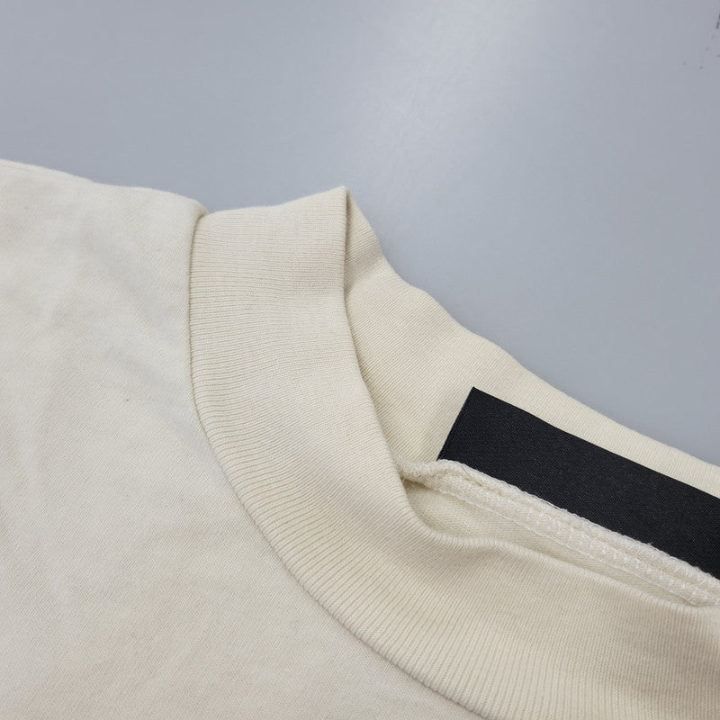 【中古品】【メンズ】 FEAR OF GOD ESSENTIALS フィア オブ ゴッド エッセンシャルズ RUBBER CENTER LOGO ラバー センター ロゴ L S TEE ロングスリーブ Tシャツ トップス 長袖 142-260802-ya-01-izu サイズ：XL カラー：ベージュ 万代Net店