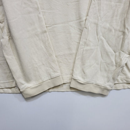 【中古品】【メンズ】 FEAR OF GOD ESSENTIALS フィア オブ ゴッド エッセンシャルズ RUBBER CENTER LOGO ラバー センター ロゴ L S TEE ロングスリーブ Tシャツ トップス 長袖 142-260802-ya-01-izu サイズ：XL カラー：ベージュ 万代Net店