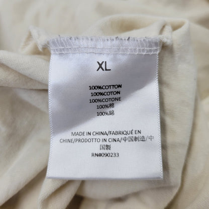 【中古品】【メンズ】 FEAR OF GOD ESSENTIALS フィア オブ ゴッド エッセンシャルズ RUBBER CENTER LOGO ラバー センター ロゴ L S TEE ロングスリーブ Tシャツ トップス 長袖 142-260802-ya-01-izu サイズ：XL カラー：ベージュ 万代Net店