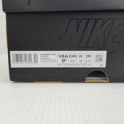 【中古美品】【メンズ】 NIKE ナイキ × FRAGMENT DESIGN フラグメントデザイン × UNION ユニオン AIR JORDAN 1 RTR HI OG SP IO7847-002 エアジョーダン スニーカー 靴 160-260729-as-24-izu サイズ：27.5cm カラー：BLACK/WHITE-VARSITY RED 万代Net店