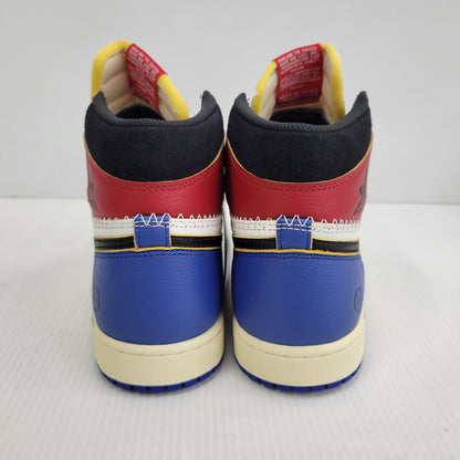 【中古美品】【メンズ】 NIKE ナイキ × FRAGMENT DESIGN フラグメントデザイン × UNION ユニオン AIR JORDAN 1 RTR HI OG SP IO7847-002 エアジョーダン スニーカー 靴 160-260729-as-24-izu サイズ：27.5cm カラー：BLACK/WHITE-VARSITY RED 万代Net店