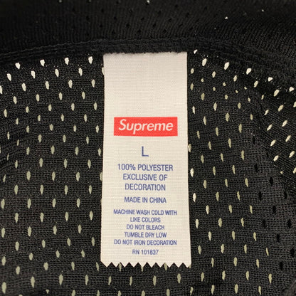 【中古品】【メンズ】 SUPREME シュプリーム 25SS S LOGO BASEBALL HENLEY ロゴ ベースボール ヘンリー トップス 半袖 149-260730-cs-01-izu サイズ：L カラー：ブラック 万代Net店