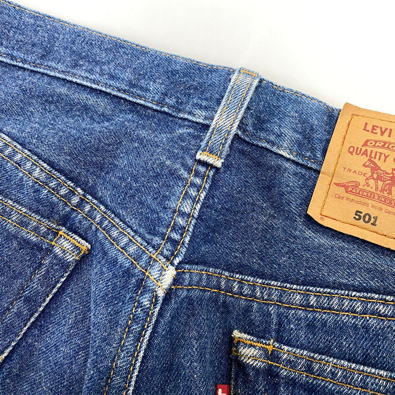 【中古品】【メンズ】 LEVI'S リーバイス 刻印555 501 DENINM PANTS デニム パンツ ボトムス ズボン 157-260730-cs-05-izu サイズ：W30 L36 カラー：インディゴ 万代Net店