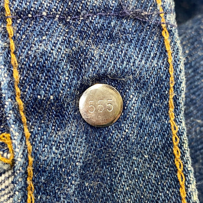 【中古品】【メンズ】 LEVI'S リーバイス 刻印555 501 DENINM PANTS デニム パンツ ボトムス ズボン 157-260730-cs-05-izu サイズ：W30 L36 カラー：インディゴ 万代Net店