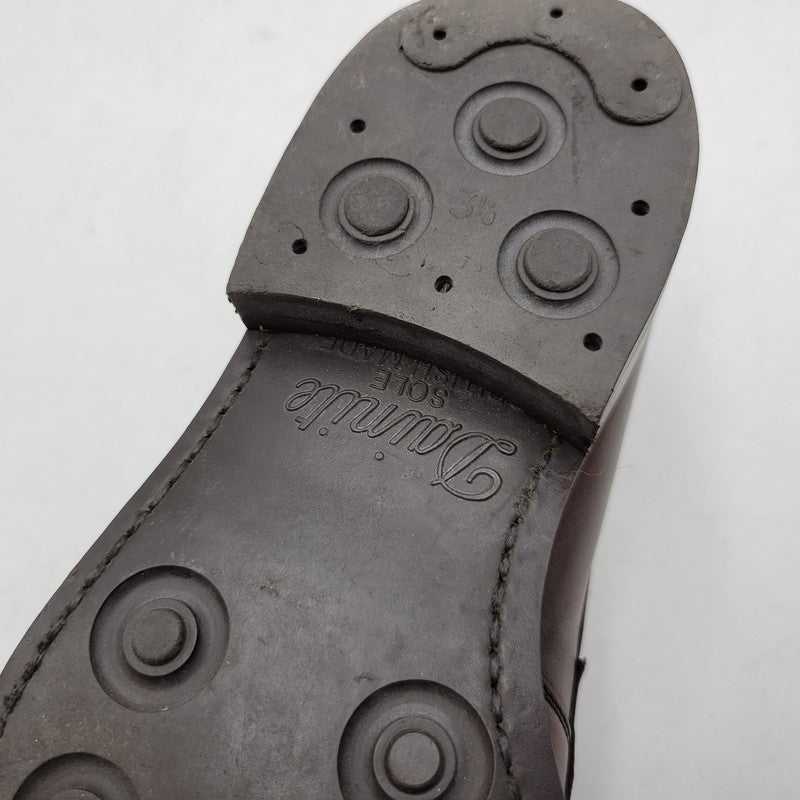 【中古品】【メンズ/レディース】 BERWICK バーウィック COIN LOAFER 9628 コインローファー シューズ 靴 164-260802-as-11-izu サイズ：3 1/8 カラー：ブラウン 万代Net店