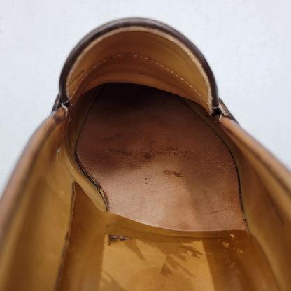 【中古品】【メンズ/レディース】 BERWICK バーウィック COIN LOAFER 9628 コインローファー シューズ 靴 164-260802-as-11-izu サイズ：3 1/8 カラー：ブラウン 万代Net店
