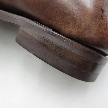 【中古品】【メンズ/レディース】 BERWICK バーウィック COIN LOAFER 9628 コインローファー シューズ 靴 164-260802-as-11-izu サイズ：3 1/8 カラー：ブラウン 万代Net店