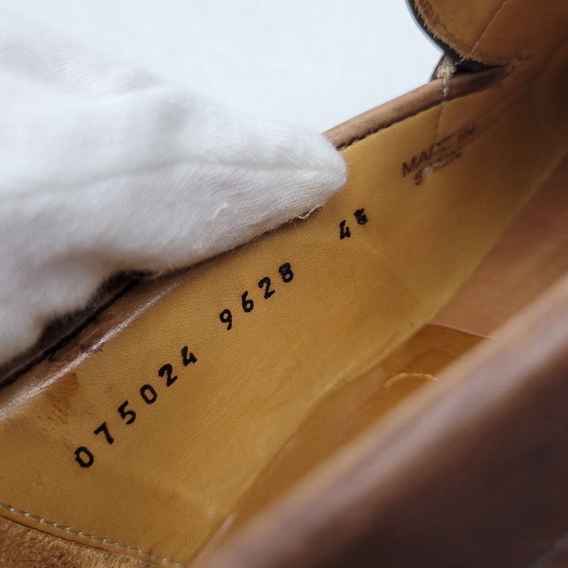 【中古品】【メンズ/レディース】 BERWICK バーウィック COIN LOAFER 9628 コインローファー シューズ 靴 164-260802-as-11-izu サイズ：3 1/8 カラー：ブラウン 万代Net店