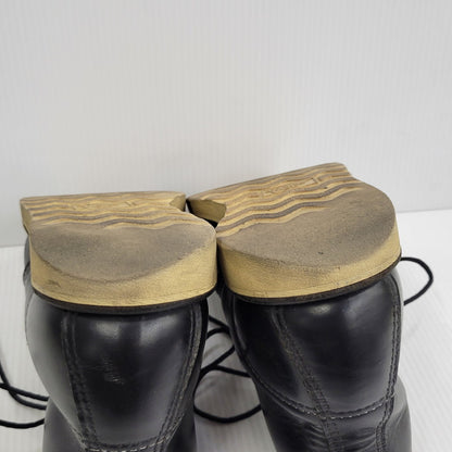【中古品】【メンズ】 RED WING レッドウィング IRISH SETTER 6-INCH MOC-TOE 8179 刺繍羽タグ アイリッシュセッター 6インチ モック トゥ ブーツ 靴 USA製 164-260729-as-16-izu サイズ：6 1/2E カラー：ブラック 万代Net店