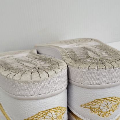 【中古品】【メンズ】 NIKE ナイキ AIR JORDAN 1 LOW SE CZ4776-100 エア ジョーダン 1 ロー SE スニーカー 靴 160-260729-as-20-izu サイズ：28.5cm カラー：WHITE/METALLIC GOLD-WHITE 万代Net店