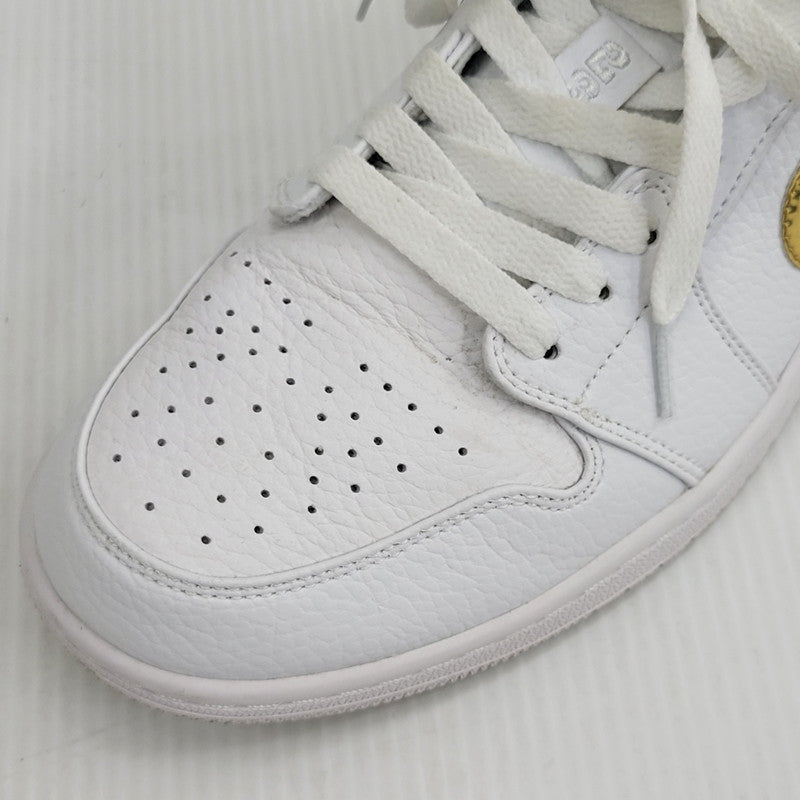 【中古品】【メンズ】 NIKE ナイキ AIR JORDAN 1 LOW SE CZ4776-100 エア ジョーダン 1 ロー SE スニーカー 靴 160-260729-as-20-izu サイズ：28.5cm カラー：WHITE/METALLIC GOLD-WHITE 万代Net店