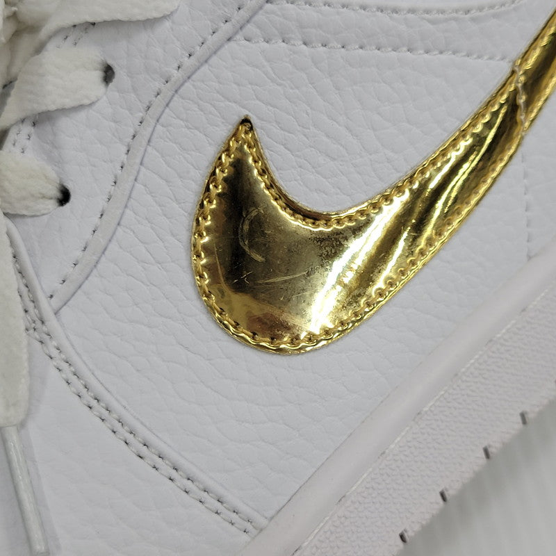 【中古品】【メンズ】 NIKE ナイキ AIR JORDAN 1 LOW SE CZ4776-100 エア ジョーダン 1 ロー SE スニーカー 靴 160-260729-as-20-izu サイズ：28.5cm カラー：WHITE/METALLIC GOLD-WHITE 万代Net店