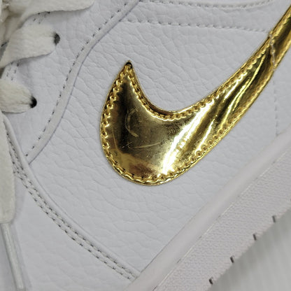 【中古品】【メンズ】 NIKE ナイキ AIR JORDAN 1 LOW SE CZ4776-100 エア ジョーダン 1 ロー SE スニーカー 靴 160-260729-as-20-izu サイズ：28.5cm カラー：WHITE/METALLIC GOLD-WHITE 万代Net店