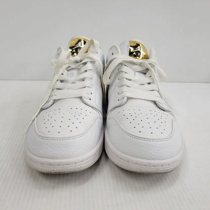 【中古品】【メンズ】 NIKE ナイキ AIR JORDAN 1 LOW SE CZ4776-100 エア ジョーダン 1 ロー SE スニーカー 靴 160-260729-as-20-izu サイズ：28.5cm カラー：WHITE/METALLIC GOLD-WHITE 万代Net店