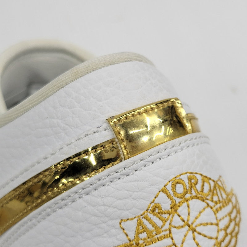 【中古品】【メンズ】 NIKE ナイキ AIR JORDAN 1 LOW SE CZ4776-100 エア ジョーダン 1 ロー SE スニーカー 靴 160-260729-as-20-izu サイズ：28.5cm カラー：WHITE/METALLIC GOLD-WHITE 万代Net店