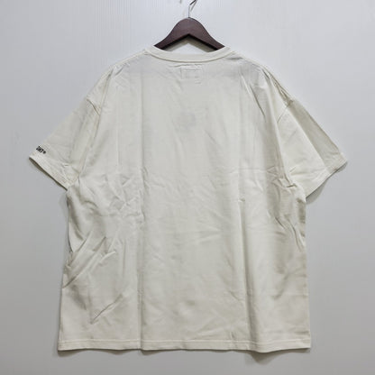 【中古美品】【メンズ】 HAIGHT ヘイト ROD&SMOKE TEE ロッド アンド スモーク Ｔシャツ トップス 半袖 142-260802-ya-04-izu サイズ：L カラー：ホワイト 万代Net店